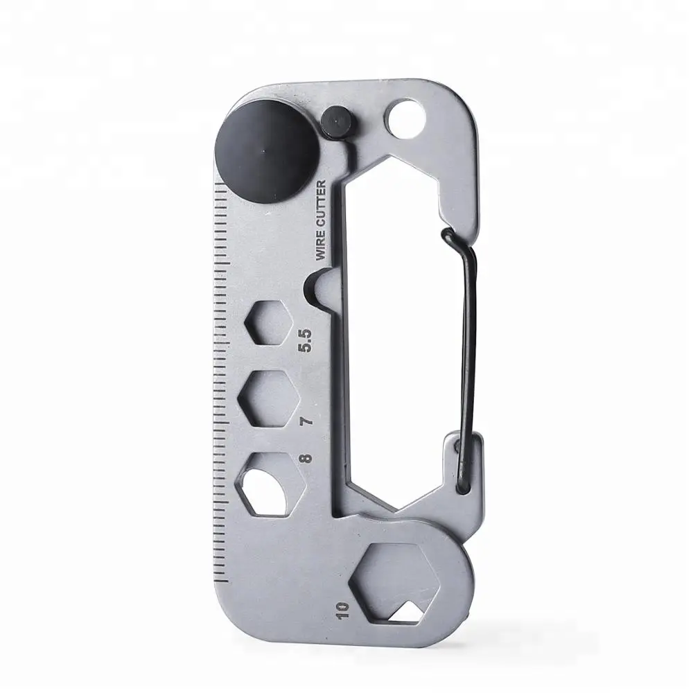Promotional Gift Bottle Opener Pocket Tactical Multi Tool Card Emergency Survival Kit Cool Gadget EDC Keychain