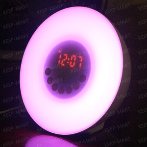 Thiên Nhiên Âm Thanh <span class=keywords><strong>LED</strong></span> Kỹ Thuật Số Hiển Thị Thời Gian 7 Màu Sắc Thay Đổi Thức Dậy Ánh Sáng Mặt Trời Mọc Mô Phỏng Trẻ Em Đồng Hồ Báo Thức - Product Image 5