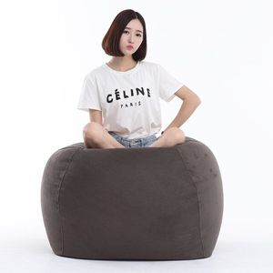 Venta al por mayor, silla suave personalizada, silla grande para sentarse, silla cómoda, funda de gamuza, bolsa de frijol, sofá Perezoso - Product Image 4