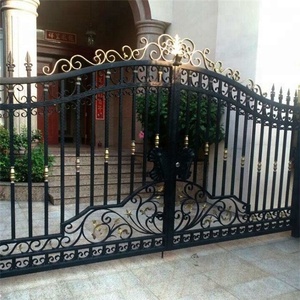 Đẹp Đơn Giản Wrought Sắt Cổng Mô Hình/Bán Hot Thép Cửa Sổ <span class=keywords><strong>Grill</strong></span> Thiết Kế Kim Loại Cửa Sổ Grills Thiết Kế - Product Image 2