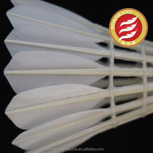 Volante de pluma de ganso duradero para bádminton, deportes en interiores - Product Image 3