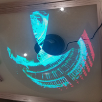 Machine publicitaire holographique 3D Animation stéréo Projection imagerie aérienne Suspension Rotation Led Oeil nu 3d Ventilateur Led Affichage