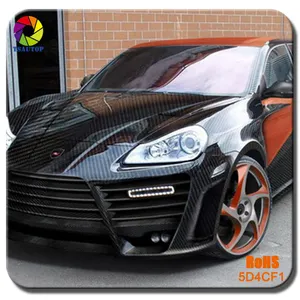 Tsautop 5D Carbon Fiber Vinyl Auto Wrap Vinyl