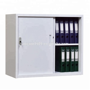 Petite armoire de bureau <span class=keywords><strong>porte</strong></span> <span class=keywords><strong>coulissante</strong></span> en acier classeur - Product Image 3