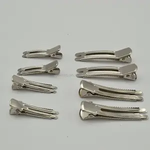 1000 STKS 4.6 cm Dubbele Prong Alligator Clips Met Tanden voor Boog Maken Groothandel Bloem Clip