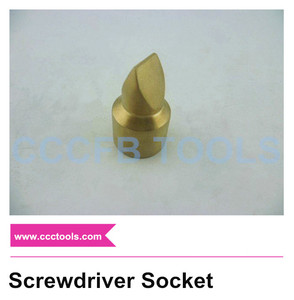 1/2', <span class=keywords><strong>3</strong></span>/4', 1", de oro, no producen chispas herramientas, bronce de aluminio, destornillador multifunción zócalo - Product Image 1