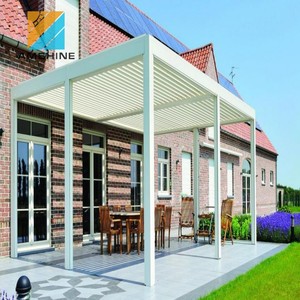 Eléctrico montado en la pared impermeable pérgola cubiertas - Product Image 3