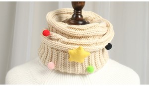 Alibaba Chine <span class=keywords><strong>Gros</strong></span> Personnalisé Enfants D'hiver Tricoté De Laine <span class=keywords><strong>Snood</strong></span> Avec Peu Étoiles - Product Image 6