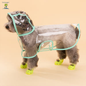 Lovoyager Wholesale Waterproof Pet Clothes PVC XS-5XLsmall and <strong>Large</strong> clear <strong>Dog</strong> <strong>Raincoat</strong> - Product Image 3