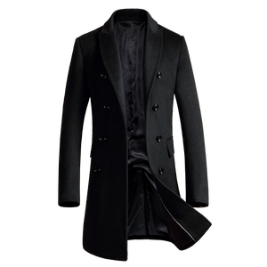 Fabbriche di porcellana Mens <span class=keywords><strong>Cashmere</strong></span> Modello Lungo Cappotti - Product Image 1