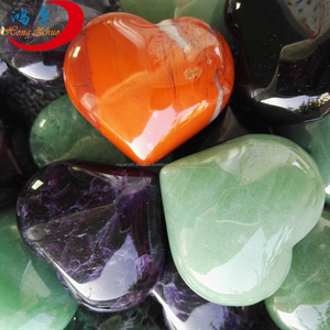 Rocas De Cuarzo rosa y Azul Turquesa Corazón - Product Image 4