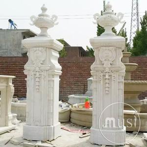 Gran decoración del hogar Interior al aire libre <span class=keywords><strong>columnas</strong></span> de piedra - Product Image 4