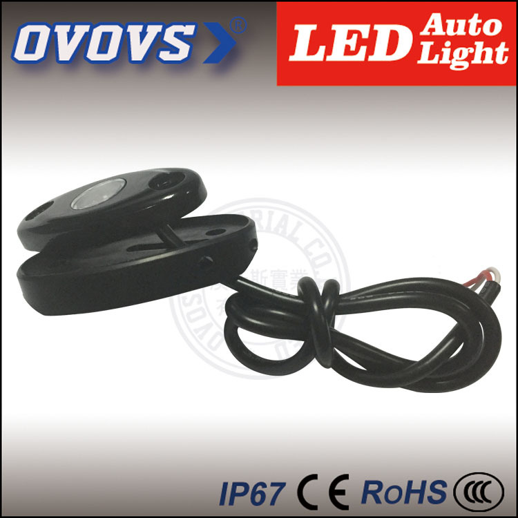 Roca OVOVS Impermeable Mini 2 ''9 W LED Luz auto Led Bajo Luces Del Coche para el Carro Auto J-EEP Off carretera 4x4