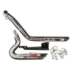 Bouclier thermique d'échappement de coups courts décalés de XF2906C10-B pour Harley Sportster XL 883 1200 04-13 - Product Image 2