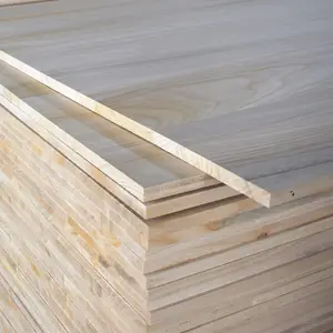 solid wood edge glued board kiri wood paulownia furniture board