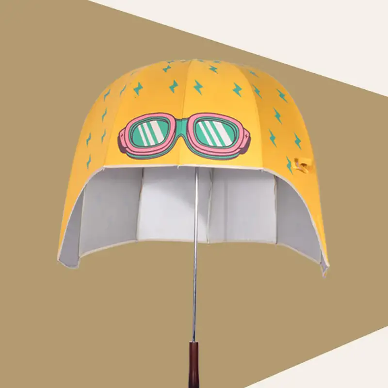 Gioia brolly Totes Bambini Cupola Trasparente Ombrello mezza parasole