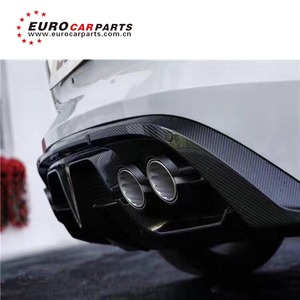 Diffuseur arrière, jupes latérales et lèvre avant en fibre de carbone sèche, style F Type ST, anti-rayures, ajustement parfait, pour voitures de prestige, accessoire automobile - Product Image 6