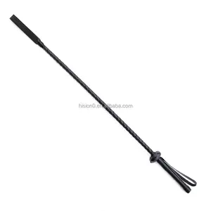 Mejor calidad caballo látigo para hombre látigo de cuero sexo Led látigos esclavitud juguetes sexuales para hombre juguetes sexuales trenzado Riding Crop