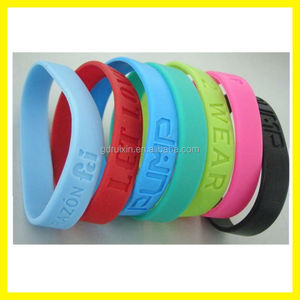 Todo tipo de debossed pulsera de silicona para su elección, <span class=keywords><strong>2016</strong></span> de alta calidad pulsera de silicona para el regalo promocional - Product Image 3