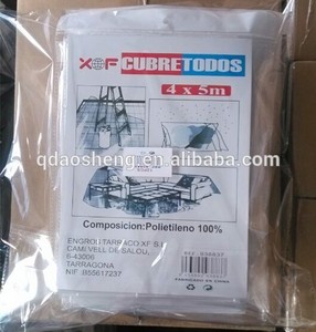 el trabajo <span class=keywords><strong>en</strong></span> casa de plástico caída de tela - Product Image 2