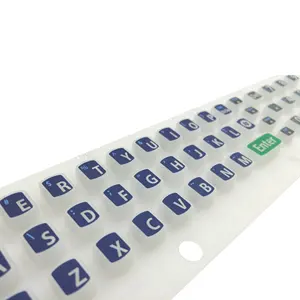 Silicone Rubber Alphanumeric Keyboard for Computer Used