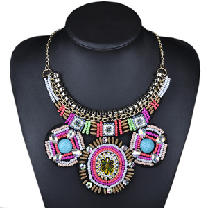 Mulher moda Colar <span class=keywords><strong>Collar</strong></span> Falso Para Venda, Colar de Contas - Product Image 4