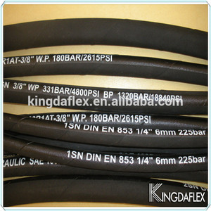 En853 SAE 100 <span class=keywords><strong>R2AT</strong></span> <span class=keywords><strong>2SN</strong></span> гидравлический шланг высокого давления гидравлического резиновый шланг - Product Image 6