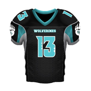 Custom gesublimeerd american voetbalshirts fabrikant