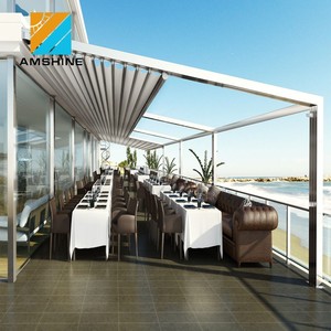 Motorizado de aluminio al aire libre a prueba de agua cubierta de toldos - Product Image 2