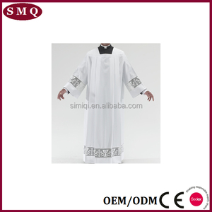 Chine usine vente directe église vêtements blanc clergé chrétien surplis - Product Image 3