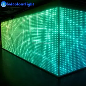 Ledcolourlight DMX ฟลอร์เต้นรำแสง/บาร์,คลับ,กิจกรรม,การแสดงสด,หน้าจอ LED Rgb แผงไฟ