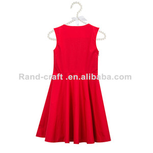OEM Baby Girl Dress 1950s Dress Party Wear bambini abiti Vintage per ragazze bambini estate servizio OEM medio senza maniche formale - Product Image 4