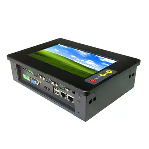 Alle in einem pc 7 "Fanless touch screen industrie tablet pc mit linux system