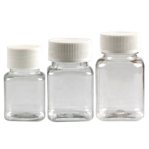 30ML 50ML <span class=keywords><strong>80ML</strong></span> Rỗng Rõ Ràng Trong Suốt Chai Nhựa <span class=keywords><strong>PET</strong></span> Vuông - Product Image 1