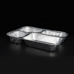 キャセロールサービングミール食品容器/トレイエアラインアルミホイル機内ケータリング使い捨てトレイ440*310 * XM-1009 OEM
