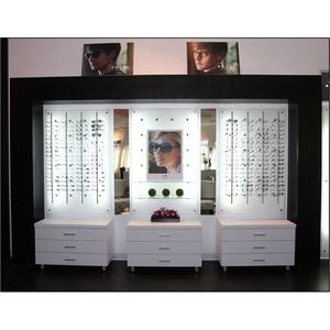 LUX ที่กำหนดเองที่กำหนดเองแสดงแว่นตาตู้โชว์การออกแบบร้านออปติคอลตู้แสดง - Product Image 6