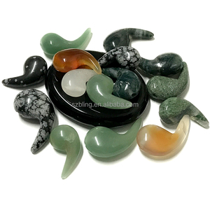 Natural <strong>Stone</strong> Magatama Bead Wholesale <strong>Chakra</strong> <strong>Stone</strong> Reiki <strong>Stone</strong> Agate jasper Aventurine Quartz - Product Image 5