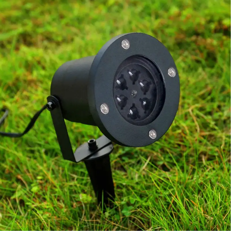 Outdoor LED Snowflake Projector Lawn Lamps Waterproof Snow Lasers Christmas Lights