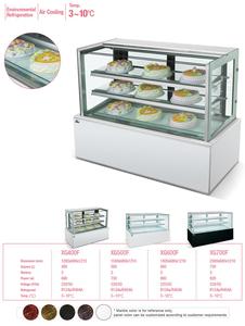 Di alta Qualità In Posizione Verticale di Vetro Contatore di Visualizzazione Torta Frigorifero Vetrina - Product Image 3