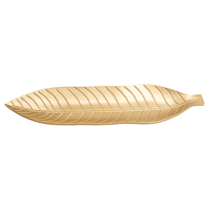 Hochwertige Holz blatt geschnitzte Tablett Wüsten platte - Product Image 3