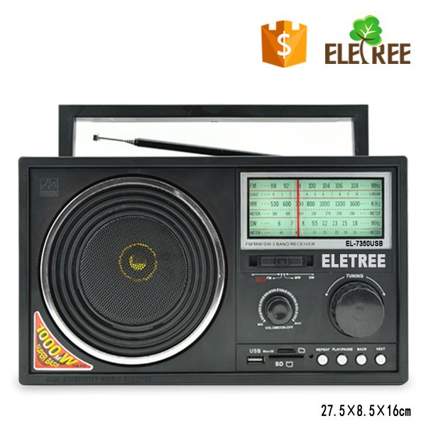 Классическая FM AM SW три радиодиапазоне портативный любительское радио приемник EL-7350UAR