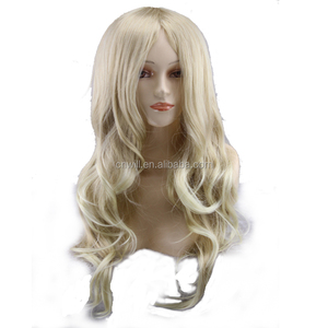 Peluca <span class=keywords><strong>de</strong></span> <span class=keywords><strong>Princesa</strong></span> <span class=keywords><strong>de</strong></span> 65 cm, Peluca Larga y Rizada Rubia para Niñas, Peluca para Cosplay - Product Image 5