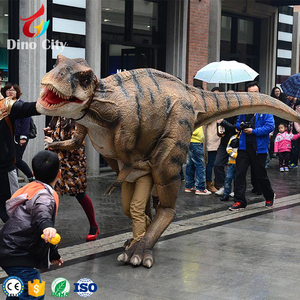 Disfraz de <span class=keywords><strong>película</strong></span> de dinosaurio realista para adulto, dinosaurio Artificial, piel de goma de silicona para Ciudad, 12 meses, 4,5 m de largo - Product Image 2