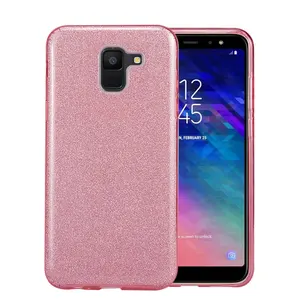 Glitter Sparkle Bling นุ่มกันชนกันชนสำหรับ Samsung Galaxy J4 J6 J8 2018