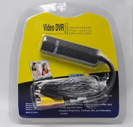 USB Video Capture với AV/SV video và âm thanh thu thập, mang nó rất dễ dàng