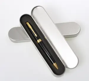 metal pen box metal gift pen box tin box