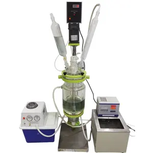 Photochemical lab use explosion-proof glass jacketed quartz reactor