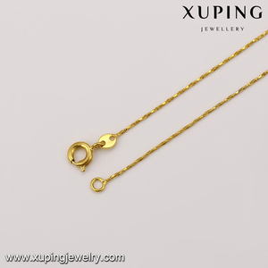 41506 Xuping 골드 목걸이 보석, 24k 패션 두바이 9 그램 체인 목걸이 - Product Image 3