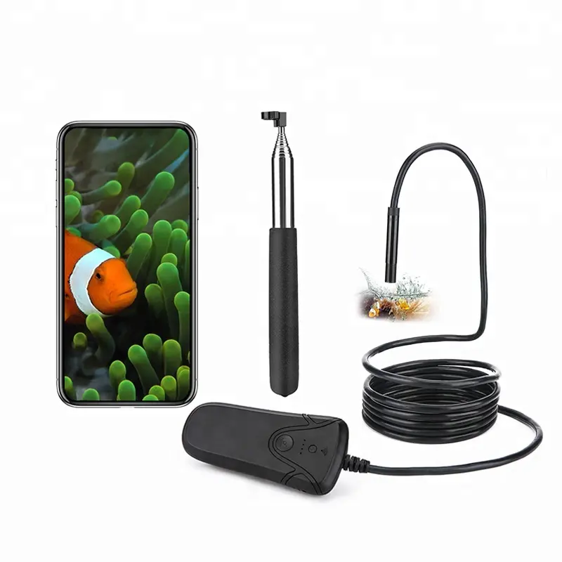 Inskam Hot Bán Không Thấm Nước 10M Bán Cứng Mini Light Không Dây Wifi Nội Soi Borescope Kiểm Tra Máy Ảnh