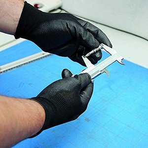 Siyah pu kaplı eldivenler guantes iş eldivenleri pu İspanya en İyi satıcı - Product Image 6